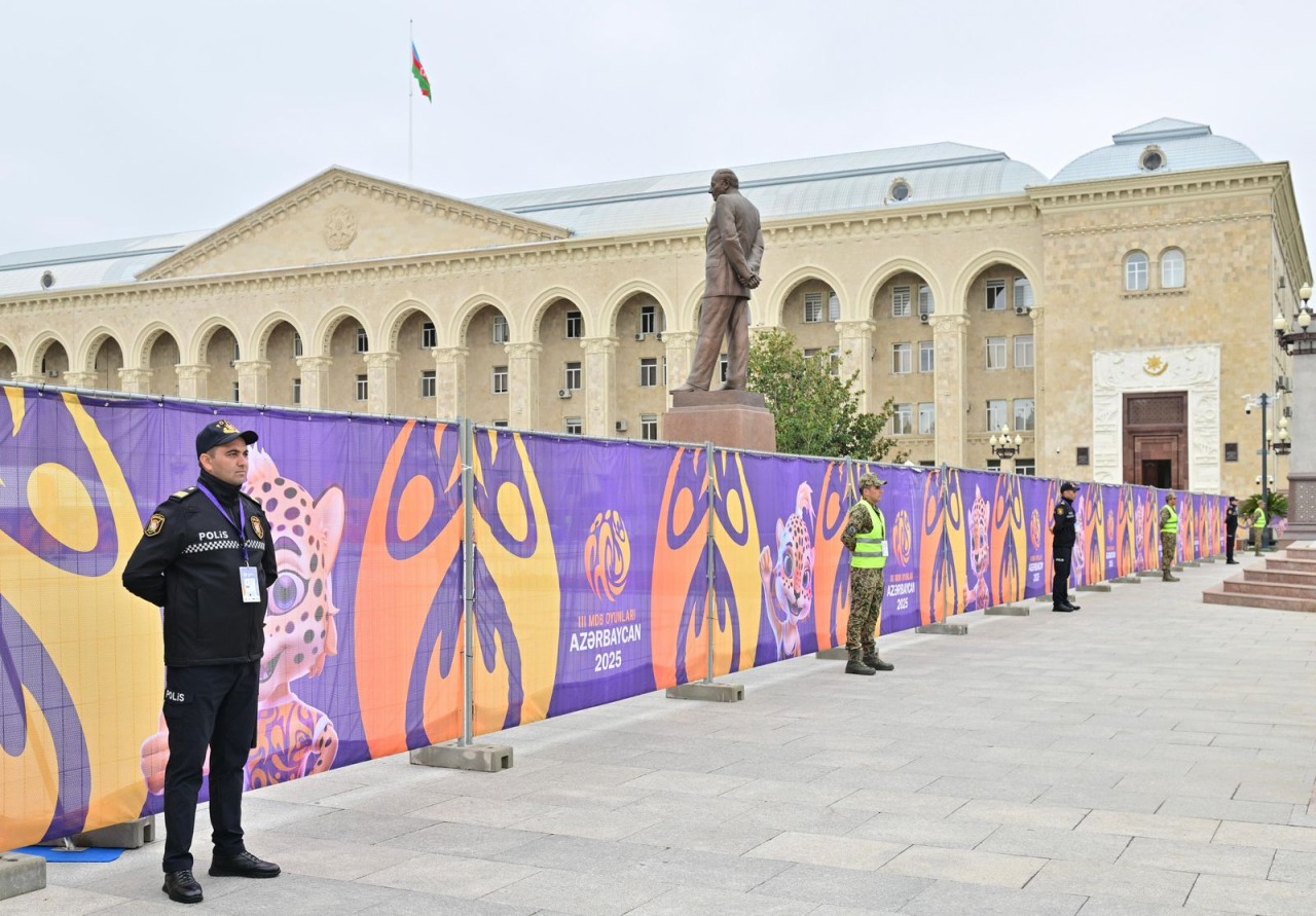 III MDB Oyunlarında təhlükəsizlik tədbirləri təmin olunur - FOTOLAR
